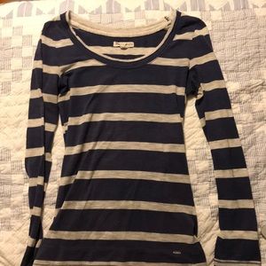 Distressed Hemline Scoopneck